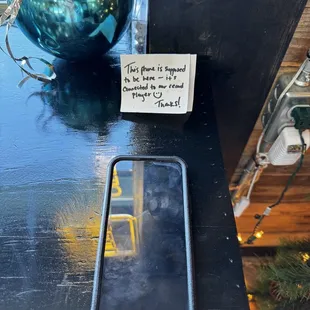 We all thought someone in our party left their phone!