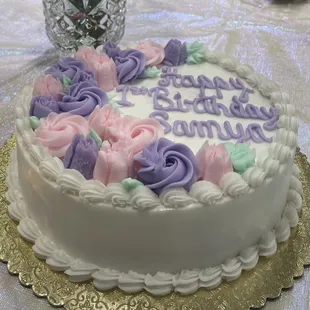 9 inch single tier cake