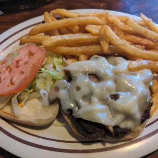 Mushroom Swiss Burger