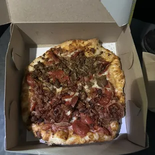 pizza, food