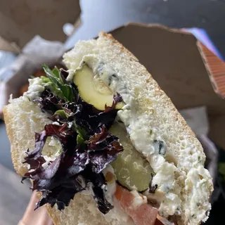 Spinach & feta cheese quiche, balsamic vinaigrette