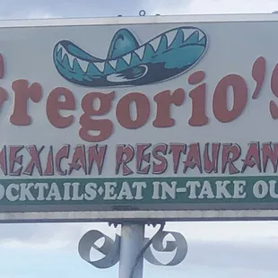 a mexican restaurant sign