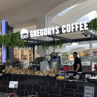 Near the food court inside the Shops at Mission Viejo