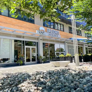 the outside of the building