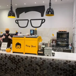 a man giving a thumbs up