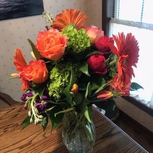 Lovely Flowers!  Perfect for cheering up a sad family member!