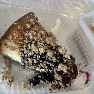 Blueberry Streusel Cheesecake