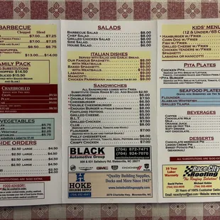 menu, sushi and sashimi