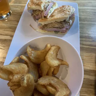 The Cuban Sandwich Special with fries