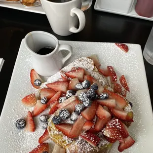 Challah French Toast with berries