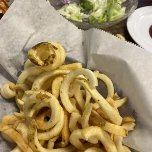 Great fresh curly fries