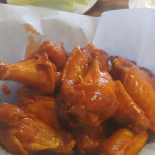 Hotter than hot wings. That's a lot of sauce.