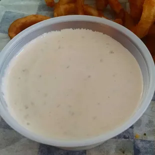 Onion ring dip