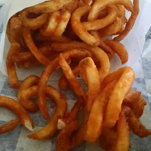 Large curly fry