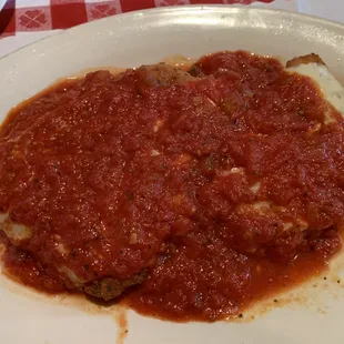 Chicken Cutlet Parmigiana