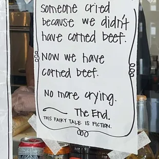 They have a great sense of humor here. Just an example.