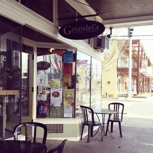 Nice outside seating.