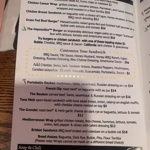 Food menu 2/4