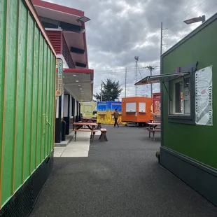 A view of some of the carts