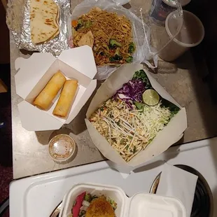 Good variety of food at Gresham Food Carts