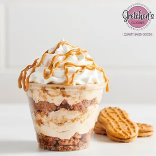 a dessert in a cup