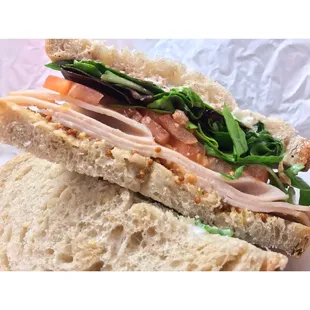 Multigrain with turkey sandwich