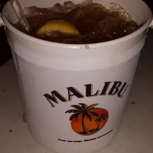 A punch with a lot of booze in it.