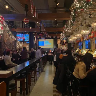 people sitting at the bar