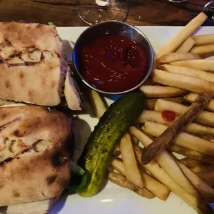 Turkey and avocado sandwich