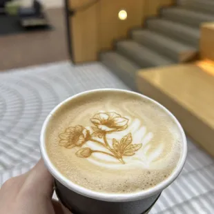 Orange blossom latte!