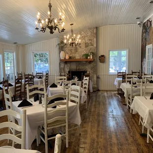 Beautiful indoor dining room.