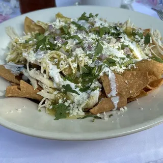 Chilaquiles Verdes Plate