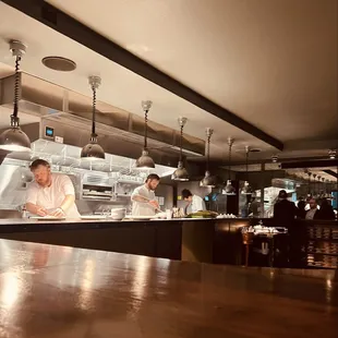 interior, sushi and sashimi