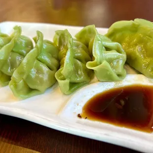  plate of dumplings