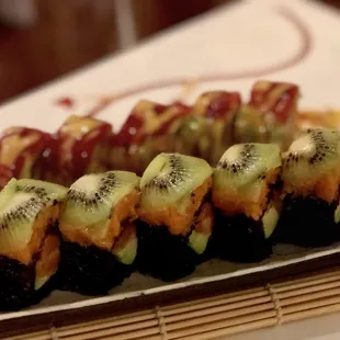 Green river and Grey whale roll. The one on fire is the flaming titanic.