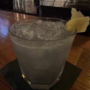 Hellbent for lavender. An excellent, floral drink I suspect is an invention of the bartender.