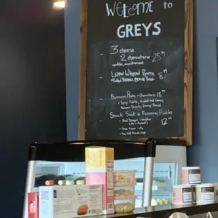 Chalkboard sign