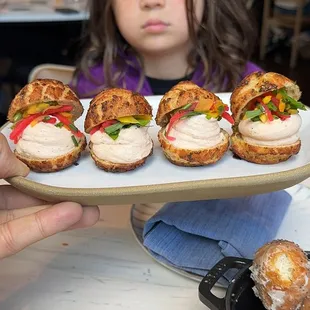 food, bagels, bagel