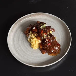 Mongolian Steak and Eggs with Potatoes