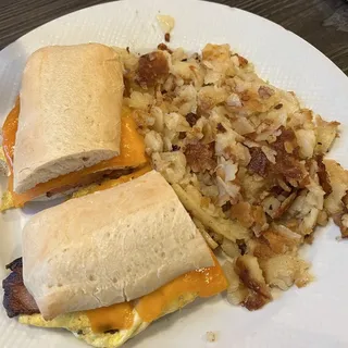 Cheesy Egg Sandwich