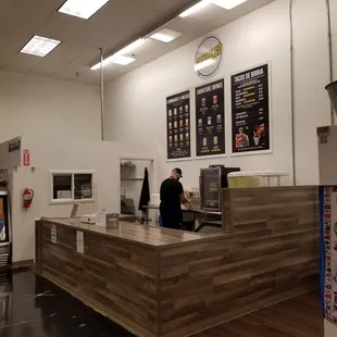 Almost ready to open... at 10:57am