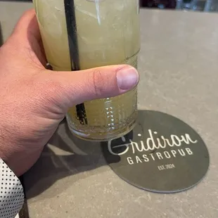 This is a drink that they feature on their drink menu called the wheel route