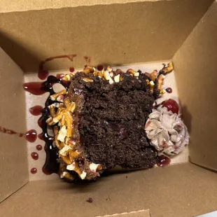 Chocolate Pretzel Cake