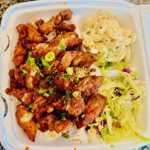 crackhead chicken - garlic coconut miso glaze