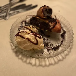 Deep Fried Oreo Cheesecake was the dessert special