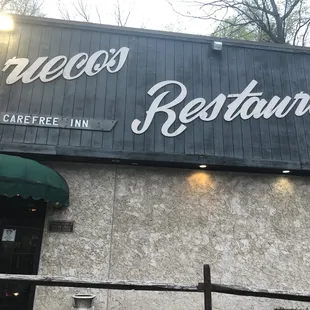 Front of restaurant