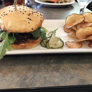 Gorgonzola Stuffed Burger