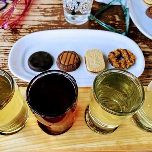 Girl Scout cookie and hard cider pairing