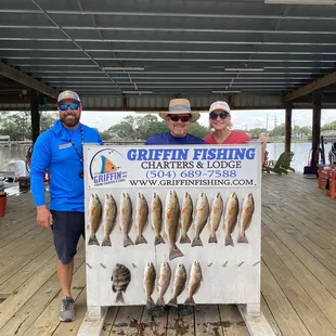 A morning of great fishing with Dominick!