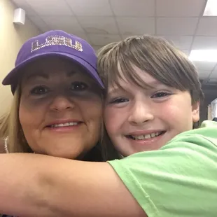 We are happy happy with our yummy lunch today